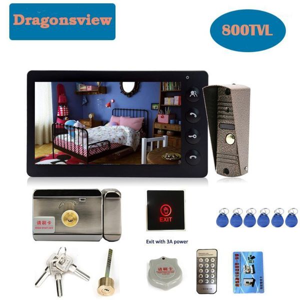 dragonsview 7 inch video door phone with monitor and electronic lock unlock wired doorbell home intercom system day night view1
dragonsview 7 inch video door phone with monitor and electronic lock unlock wired doorbell home intercom system day night view1