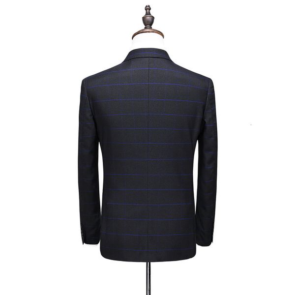 2021 autumn blue stripes men only businessmen classic wedding dress male men's wear (jacket vest pants) 3b7x, White;black
2021 autumn blue stripes men only businessmen classic wedding dress male men's wear (jacket vest pants) 3b7x, White;black