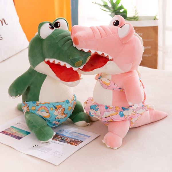 Soft big mouth crocodile doll cartoon funny swimming trunks crocodile plush toy sleeping pillow children's doll gift
Soft big mouth crocodile doll cartoon funny swimming trunks crocodile plush toy sleeping pillow children's doll gift