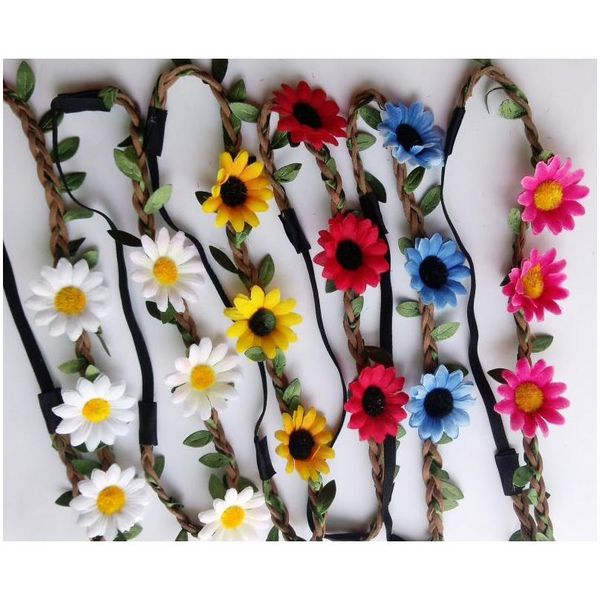 shipping bohemian headband for women three flowers braided leather elastic headwrap sunflower hair band assorted colors hair f4oit nf6nr, Silver
shipping bohemian headband for women three flowers braided leather elastic headwrap sunflower hair band assorted colors hair f4oit nf6nr, Silver