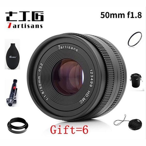 7artisans 50mm f1.8 lens large aperture manual micro fixed focus portrait lens for lente canon sony m4/3 fuji camera 7artisans
7artisans 50mm f1.8 lens large aperture manual micro fixed focus portrait lens for lente canon sony m4/3 fuji camera 7artisans