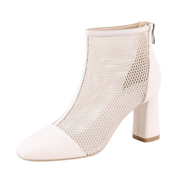2021 new european and square-head heels slimming net red chunky heel crocheted return zipper martin boots 1lu6, Black
2021 new european and square-head heels slimming net red chunky heel crocheted return zipper martin boots 1lu6, Black