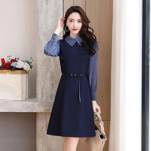 casual dresses spring office lady patchwork shirt dress women plus size 4xl elegant korean party fashion long sleeve a-line vestido, Black;gray
casual dresses spring office lady patchwork shirt dress women plus size 4xl elegant korean party fashion long sleeve a-line vestido, Black;gray