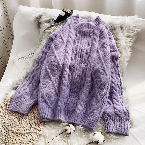 2021 large size womens pullover winter women knitted cashmere womens sweaters loose womens jumper autumn girls sweaters, White;black
2021 large size womens pullover winter women knitted cashmere womens sweaters loose womens jumper autumn girls sweaters, White;black