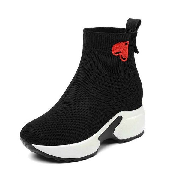 it was 2020-autumn winter women's shoes round toe square foot med heel knitting in heart shape fashion socks ankle size 34-43, Black
it was 2020-autumn winter women's shoes round toe square foot med heel knitting in heart shape fashion socks ankle size 34-43, Black