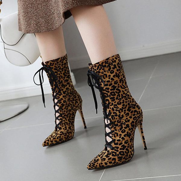 boots high heel shoes woman leopard botas mujer 2021 lace up ankle sping autumn pointed toe booties female thin, Black
boots high heel shoes woman leopard botas mujer 2021 lace up ankle sping autumn pointed toe booties female thin, Black