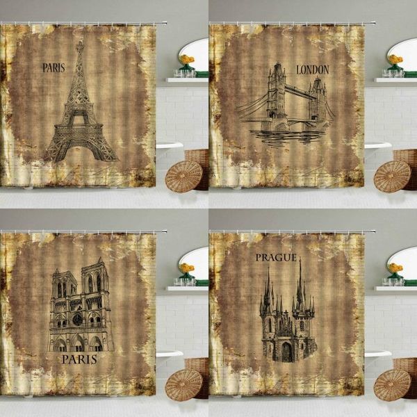 shower curtains retro european and american buildings curtain iron tower pyramid landscape bathroom waterproof home decoration
shower curtains retro european and american buildings curtain iron tower pyramid landscape bathroom waterproof home decoration