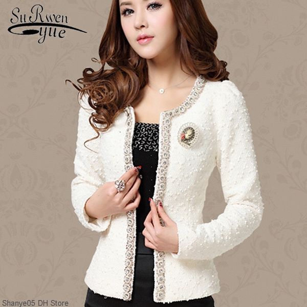 casual slim jacket plus size short jackets fashion autumn winter women coats black white elegant diamond 661b 80 y200828, Black;brown
casual slim jacket plus size short jackets fashion autumn winter women coats black white elegant diamond 661b 80 y200828, Black;brown