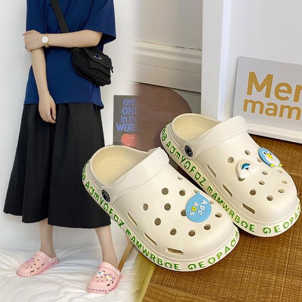 cartoon cute garden sandals women summer slippers casual white slip on garden loafers women hole sandals zuecos de verano mujer, Black
cartoon cute garden sandals women summer slippers casual white slip on garden loafers women hole sandals zuecos de verano mujer, Black