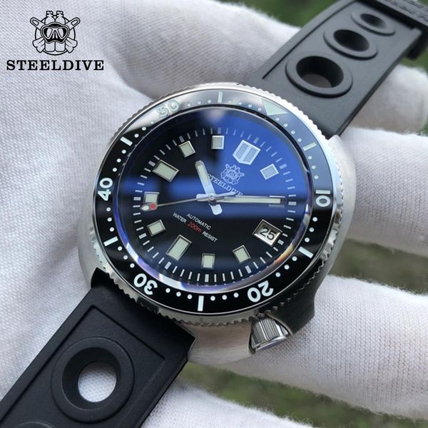 steeldive abalone 200m dive watch full matic men watch stainless steel military sports swimming matic mechanical watch bbyocx, Silver
steeldive abalone 200m dive watch full matic men watch stainless steel military sports swimming matic mechanical watch bbyocx, Silver