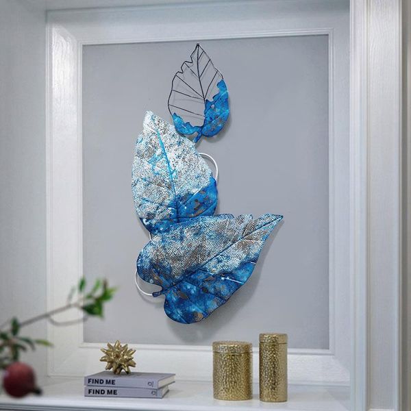 wall stickers nordic wrought iron hanging leaf crafts decoration home livingroom porch 3d sticker mural metal ornaments art 
wall stickers nordic wrought iron hanging leaf crafts decoration home livingroom porch 3d sticker mural metal ornaments art