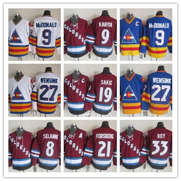colorado avalanche jerseys hockey jersey patrick roy peter forsberg 8 teemu selanne 19 joe sakic adam foote ccm hockey jerseys stitched, Black;red
colorado avalanche jerseys hockey jersey patrick roy peter forsberg 8 teemu selanne 19 joe sakic adam foote ccm hockey jerseys stitched, Black;red