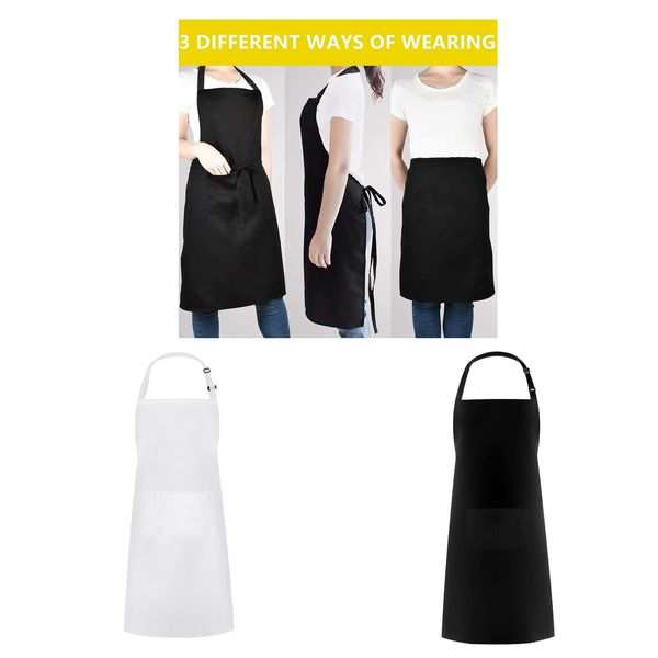 2pcs men women cooking apron with large pocket baking cooking kitchen aprons
2pcs men women cooking apron with large pocket baking cooking kitchen aprons