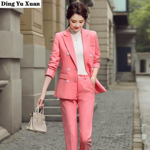 women's suits & blazers women business office double breasted blazer sets beige pink black work pant formal autumn buttons jacket trous, White;black
women's suits & blazers women business office double breasted blazer sets beige pink black work pant formal autumn buttons jacket trous, White;black