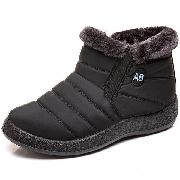 snow for winter women's ankle cotton woven woman teddy boots dwaterproof ladies'shoes water buty damskie shoes, Black
snow for winter women's ankle cotton woven woman teddy boots dwaterproof ladies'shoes water buty damskie shoes, Black