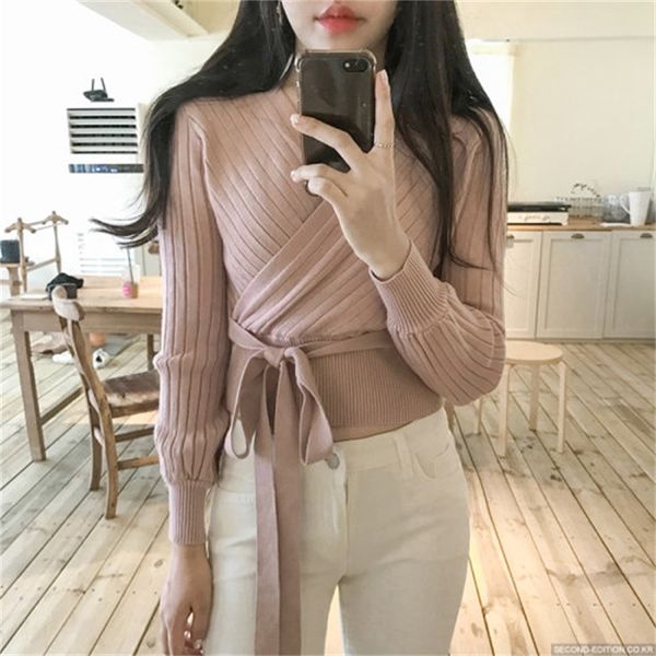 2021 new women's fashions knitting pullovers solid blouses low-cut v-sleeves make lace up to women of mesh autumn by4v, White;black
2021 new women's fashions knitting pullovers solid blouses low-cut v-sleeves make lace up to women of mesh autumn by4v, White;black