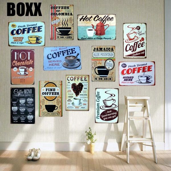 coffee tin signs metal plates for wall bar home art craft decor iron poster cuadros 30x20cm
coffee tin signs metal plates for wall bar home art craft decor iron poster cuadros 30x20cm
