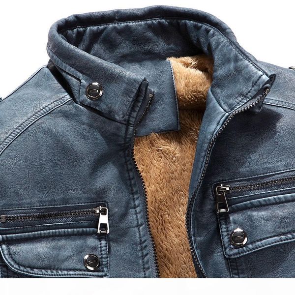 winter men's leather jacket monclair leather windbreaker nationalday man unshaven washed genuine leather jacket for but 8818 cj191213, Black
winter men's leather jacket monclair leather windbreaker nationalday man unshaven washed genuine leather jacket for but 8818 cj191213, Black