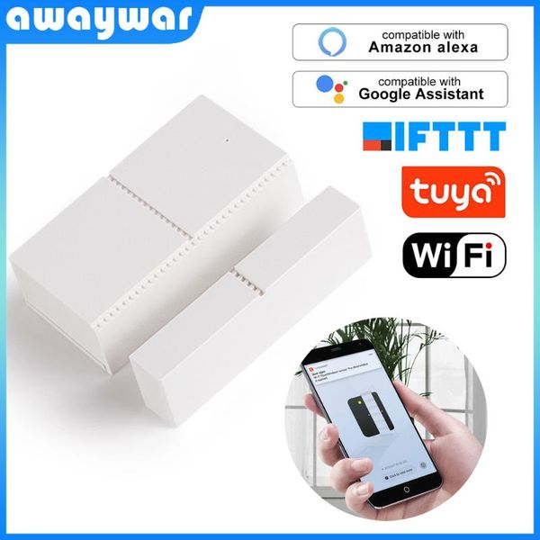 tuya wifi door sensor wireless window doorsensor app control security alarm magnetic switch smart home system compatible
tuya wifi door sensor wireless window doorsensor app control security alarm magnetic switch smart home system compatible