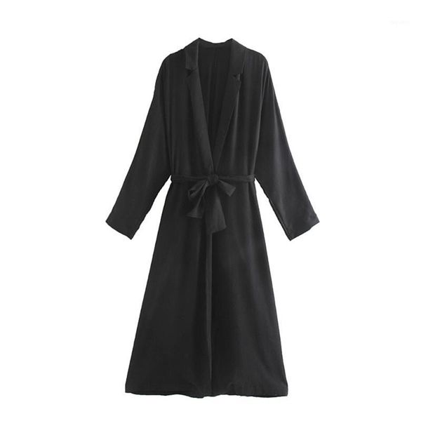 2019 women's wear, early autumn, new style, loose fitting, ancient style, long windbreaker with long waistband.1, Tan;black
2019 women's wear, early autumn, new style, loose fitting, ancient style, long windbreaker with long waistband.1, Tan;black