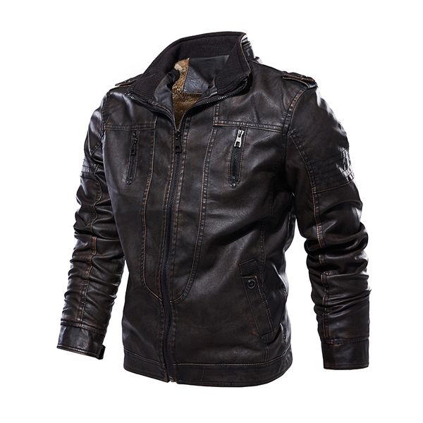 2021 new pocket design pu leather jacket new causal motorcycle jackets coat men autumn outfit fashion biker outwear byr3, Black
2021 new pocket design pu leather jacket new causal motorcycle jackets coat men autumn outfit fashion biker outwear byr3, Black