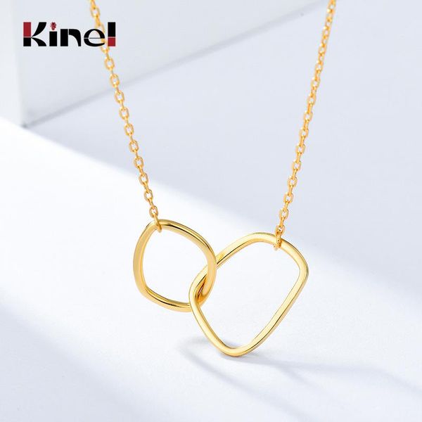 kinel 925 sterling silver geometric circle necklaces for women korean irregular cold wind fine jewelry
kinel 925 sterling silver geometric circle necklaces for women korean irregular cold wind fine jewelry