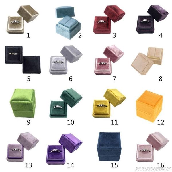 square velvet ring box single ring display holder with detachable lid box holder for wedding ceremony(dark gray) d07 201
square velvet ring box single ring display holder with detachable lid box holder for wedding ceremony(dark gray) d07 201