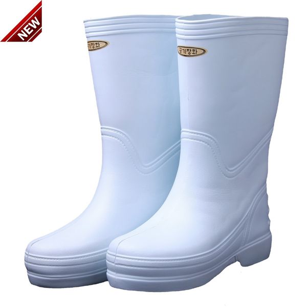 eva rain boots long tube white food one-time injection molding men's large water shoes, Black
eva rain boots long tube white food one-time injection molding men's large water shoes, Black