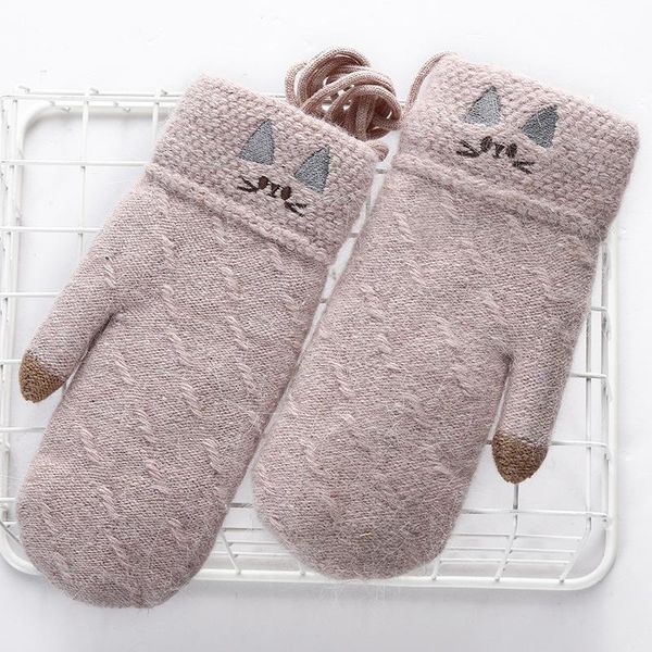 woollen knit mittens with winter fleece thickened screensaver to warm outdoor mittens woollen knit cotton jllcsw, Black
woollen knit mittens with winter fleece thickened screensaver to warm outdoor mittens woollen knit cotton jllcsw, Black