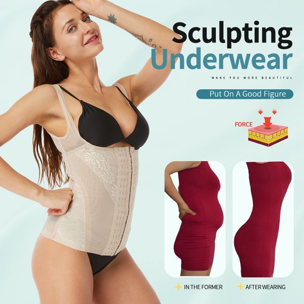 Waist Trainer Corset Women Slimming Shaper Underwear for Women Waist Corset body Shapewear Slimming Belt Reducing Shapers faja, Beige
Waist Trainer Corset Women Slimming Shaper Underwear for Women Waist Corset body Shapewear Slimming Belt Reducing Shapers faja, Beige