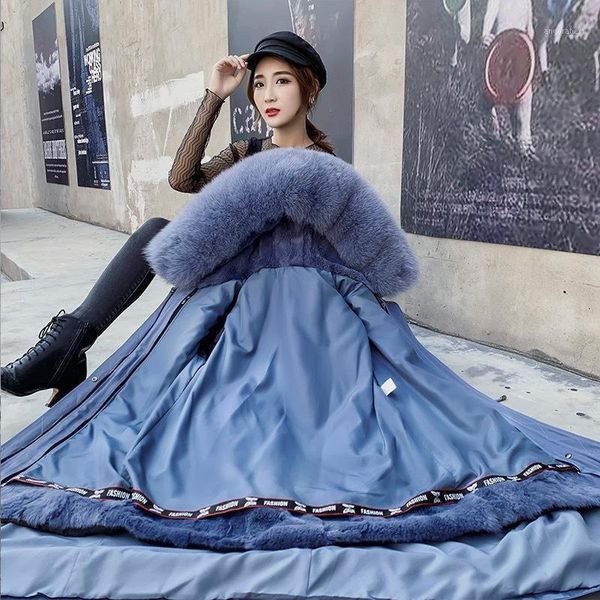 2020 autumn winter new fur collar parka detachable fur lining coat overcome mid-length coat women1, Black
2020 autumn winter new fur collar parka detachable fur lining coat overcome mid-length coat women1, Black