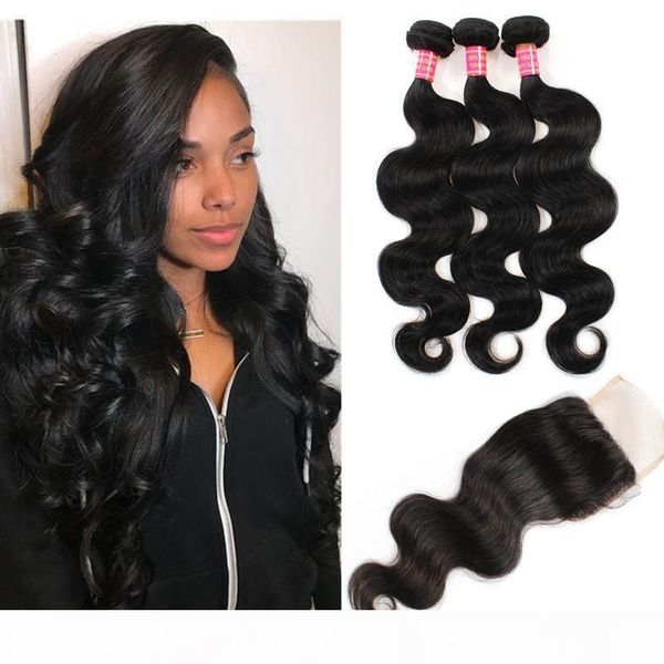 yaopoly hair products brazilian body wave with closure non remy hair weft weave 3 bundles human hair bundles with closure, Black
yaopoly hair products brazilian body wave with closure non remy hair weft weave 3 bundles human hair bundles with closure, Black
