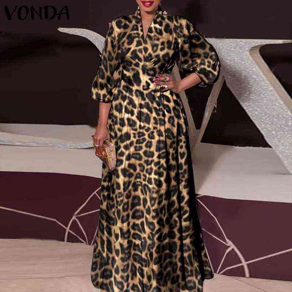 women long maxi dress autumn vintage leopard printed lantern sleeve bohemian vestidos oversized beach sundress, Black;gray
women long maxi dress autumn vintage leopard printed lantern sleeve bohemian vestidos oversized beach sundress, Black;gray