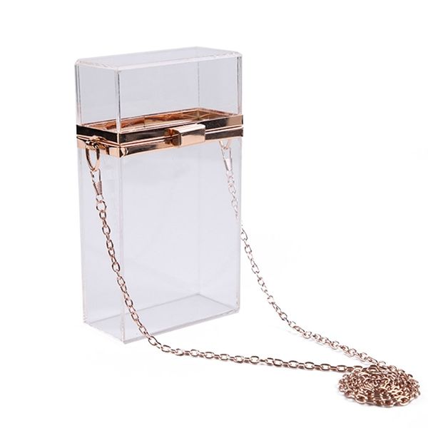 women clear crossbody purse bag transparent box clutch with detachable chain strap lady female prom concert party shopping tote c0117
women clear crossbody purse bag transparent box clutch with detachable chain strap lady female prom concert party shopping tote c0117