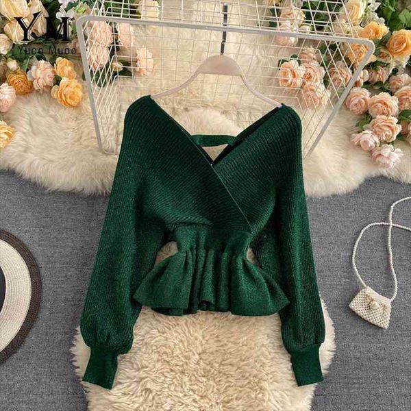 bling good quality thick autumn winter elegant v-neck ruffled knitted pullover sweater women shirt, White;black
bling good quality thick autumn winter elegant v-neck ruffled knitted pullover sweater women shirt, White;black