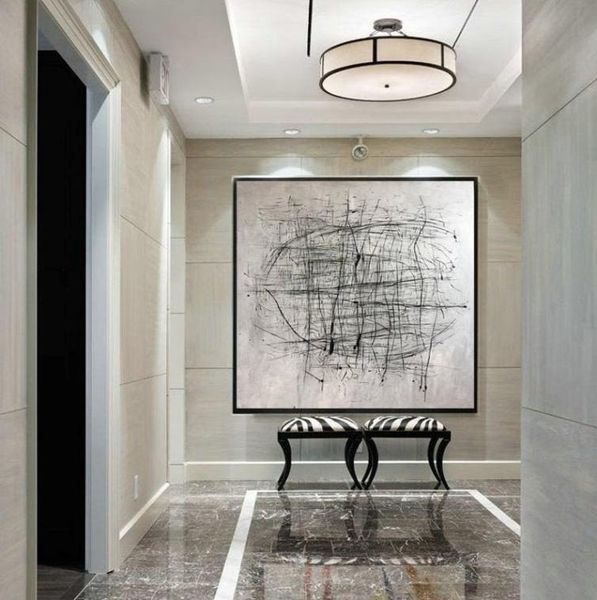 living room art oversize painting gray abstract painting black and white canvas art modern large artwork wall
living room art oversize painting gray abstract painting black and white canvas art modern large artwork wall