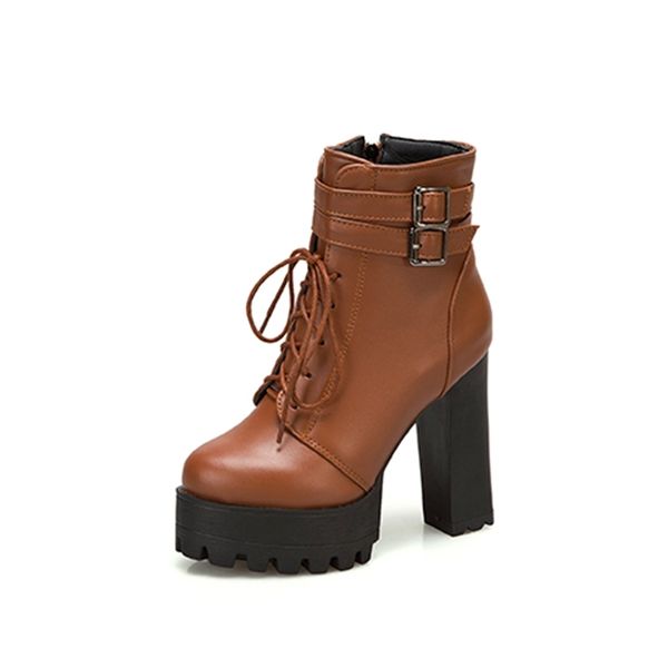 2021 the new comfortable street style round toe ankle lasso-up buckle zipper high heels platform robust motorcycle boots women's shoes, Black
2021 the new comfortable street style round toe ankle lasso-up buckle zipper high heels platform robust motorcycle boots women's shoes, Black