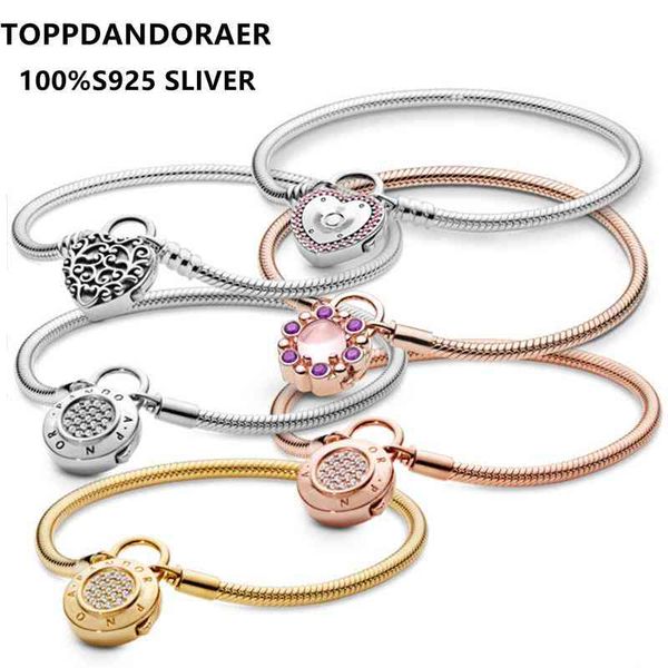 pandoraer heart-shaped bracelet for women real 100%925 sterling silver love snake chain bangle charms beads diy jewelry gift, Black
pandoraer heart-shaped bracelet for women real 100%925 sterling silver love snake chain bangle charms beads diy jewelry gift, Black