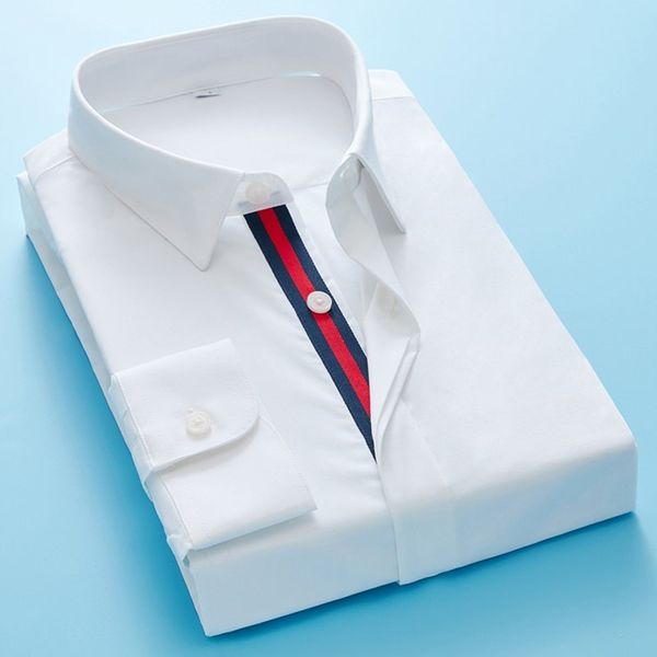 spring autumn men casual shirt 2020 fashion bee embroidery formal business slim fit shirt long sleeve button shirt c1211, White;black
spring autumn men casual shirt 2020 fashion bee embroidery formal business slim fit shirt long sleeve button shirt c1211, White;black