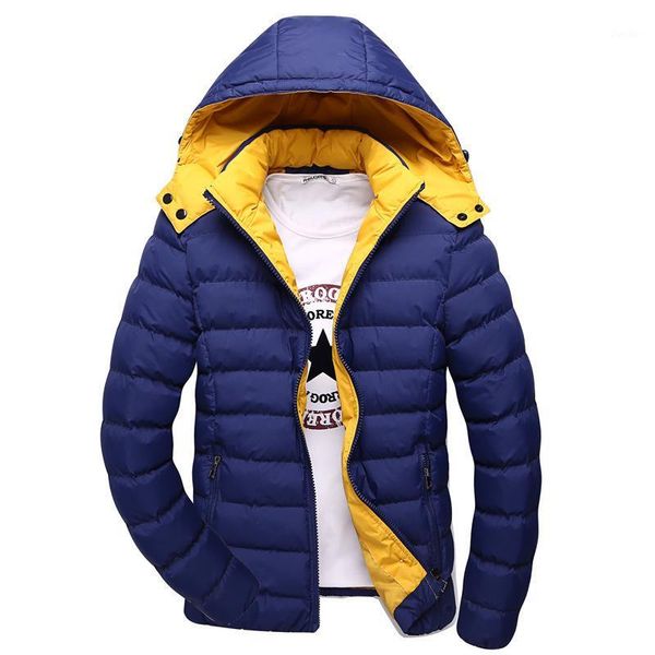 2019 autumn and winter new style cotton-padded clothes stand-collar slim fit warm light pu solid color detachable cap men's cott1, Black
2019 autumn and winter new style cotton-padded clothes stand-collar slim fit warm light pu solid color detachable cap men's cott1, Black