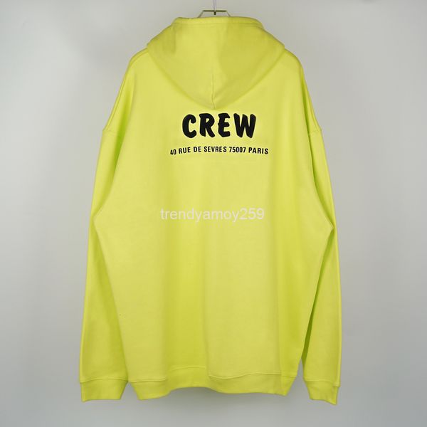 women's hoodies & sweatshirts correct version classic fluorescent crew letter print round neck casual long sleeve sweater loose hooded, Black
women's hoodies & sweatshirts correct version classic fluorescent crew letter print round neck casual long sleeve sweater loose hooded, Black