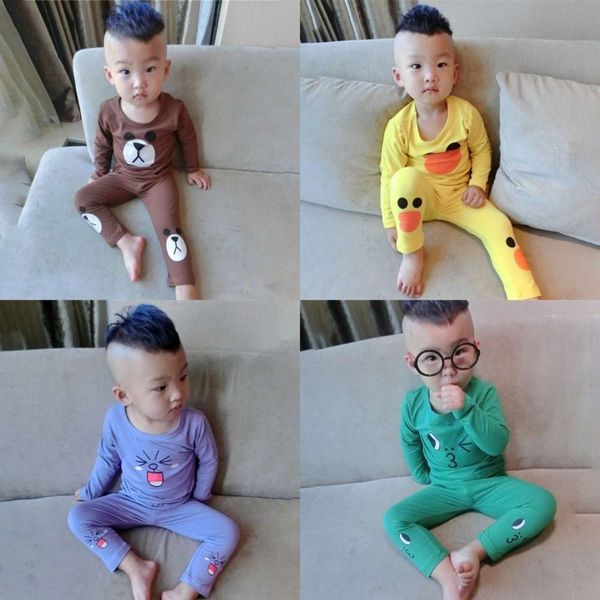 autumn cartoon trousers long sve cloth pajamas children's underwear, Blue;red
autumn cartoon trousers long sve cloth pajamas children's underwear, Blue;red