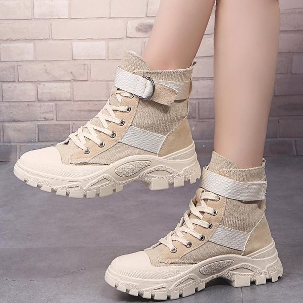 boots nice autumn women lace up buckle ankle fashion canvas winter outdoor motorcycle for botas mujer, Black
boots nice autumn women lace up buckle ankle fashion canvas winter outdoor motorcycle for botas mujer, Black