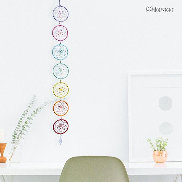 miamor chakra muladhar dreamcatcher 7 rings colorful dream catcher home wall hanging decor & car pendant ornament gift amor0961
miamor chakra muladhar dreamcatcher 7 rings colorful dream catcher home wall hanging decor & car pendant ornament gift amor0961