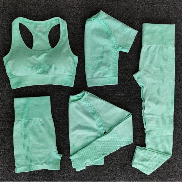 yoga outfits 5 pcs women seamless set fitness sports suits gym clothing t-shirts+high waist leggings+bra+shorts workout sets, White;red
yoga outfits 5 pcs women seamless set fitness sports suits gym clothing t-shirts+high waist leggings+bra+shorts workout sets, White;red