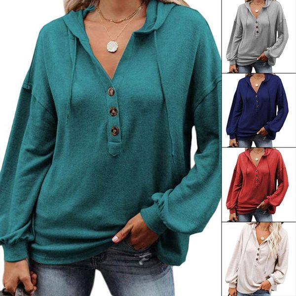 women's hoodies & sweatshirts womens long sleeve tunic button down v neck drawstring henley oversized shirt sweatshirt blouses, Black
women's hoodies & sweatshirts womens long sleeve tunic button down v neck drawstring henley oversized shirt sweatshirt blouses, Black