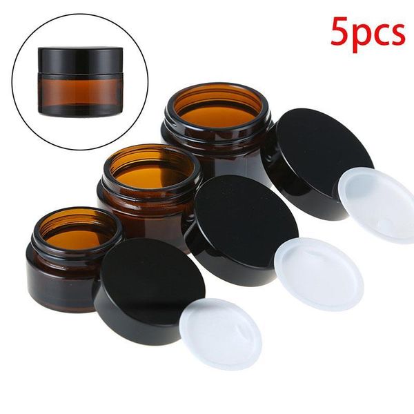 storage bottles & jars 5pcs x empty 5g 10g 15g 20g 30g 50g amber glass containers cosmetic cream lotion pots travel container1
storage bottles & jars 5pcs x empty 5g 10g 15g 20g 30g 50g amber glass containers cosmetic cream lotion pots travel container1