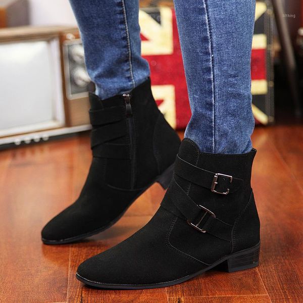 2019 fashion winter black men ankle boots lace up round toe high shoes size 39 - 441
2019 fashion winter black men ankle boots lace up round toe high shoes size 39 - 441