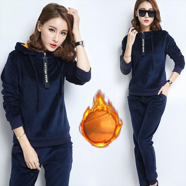 winter thicken velvet tracksuit suits women autumn plus size casual hooded jacket and pants 2pcs women velour sports set w1583, Gray
winter thicken velvet tracksuit suits women autumn plus size casual hooded jacket and pants 2pcs women velour sports set w1583, Gray