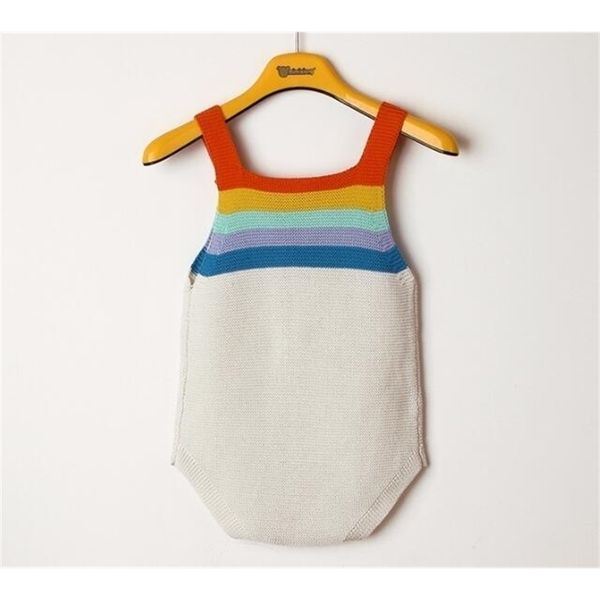 newborn romper girls clothes rainbow woolen knitted rompers summer infant baby boys jumpsuit overalls y200320, Blue
newborn romper girls clothes rainbow woolen knitted rompers summer infant baby boys jumpsuit overalls y200320, Blue